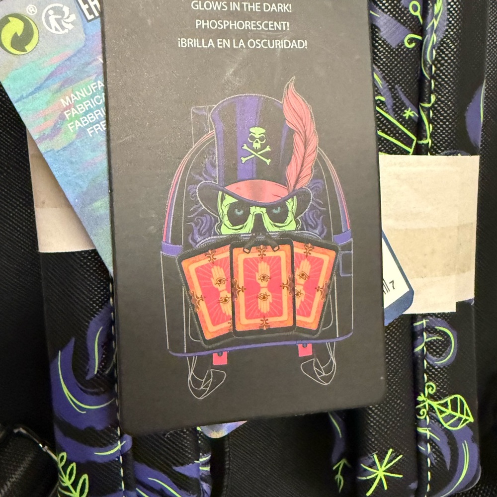 Loungefly x Disney Dr Facilier Lenticular Mini Backpack Princess and the Frog - Picture 2 of 5